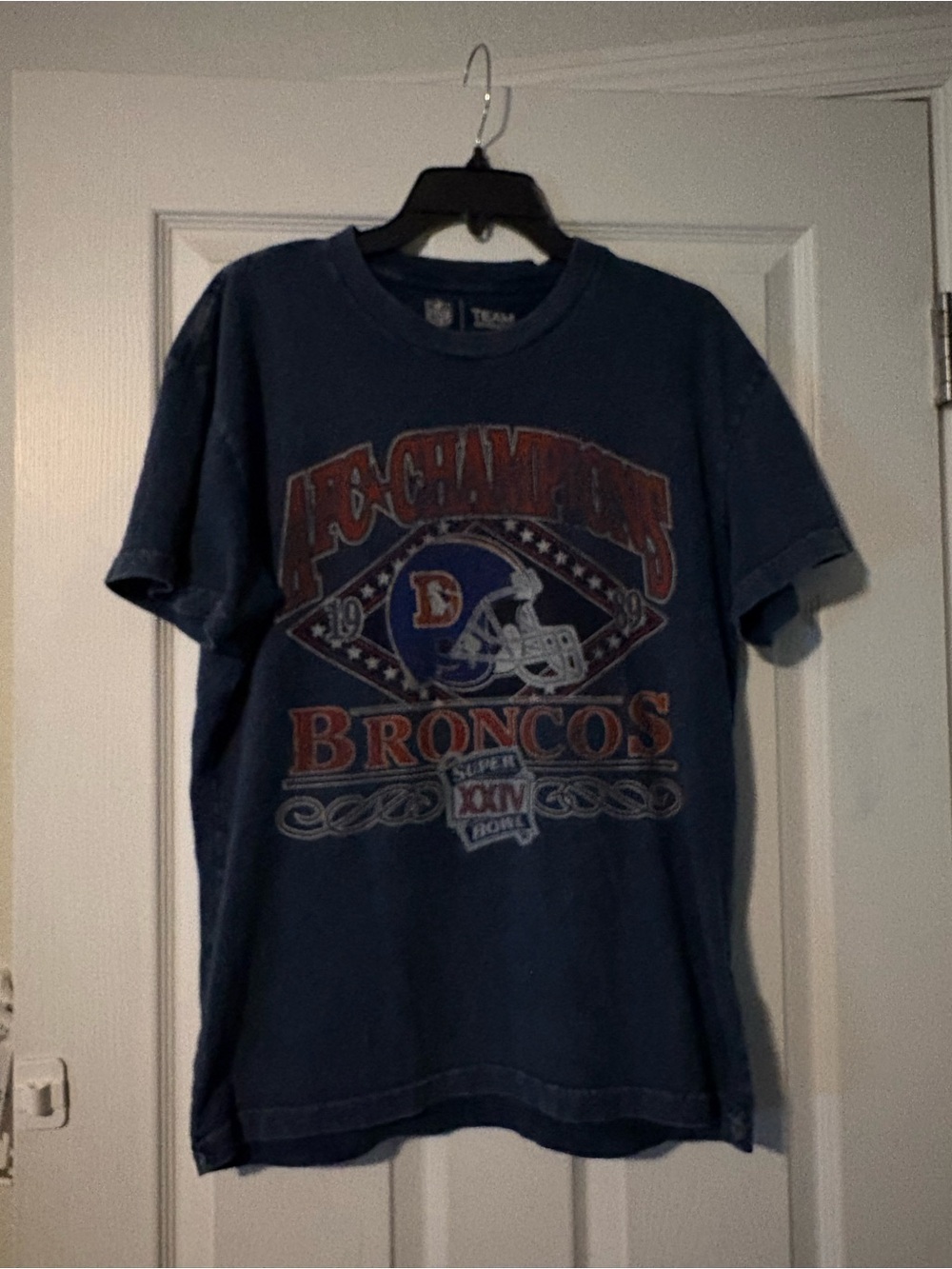 NFL Team Apparel Denver Broncos Super Bowl XXIV Tee